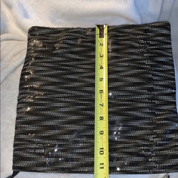 BCBGeneration Sequined Clutch Blk/Gray/Silver Bag - Picture 11 of 16